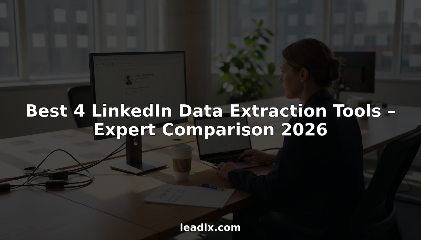 Best 4 LinkedIn Data Extraction Tools – Expert Comparison 2026